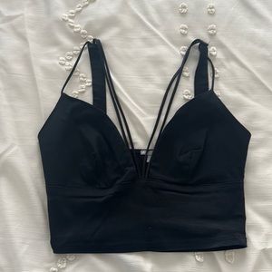 Black crop top